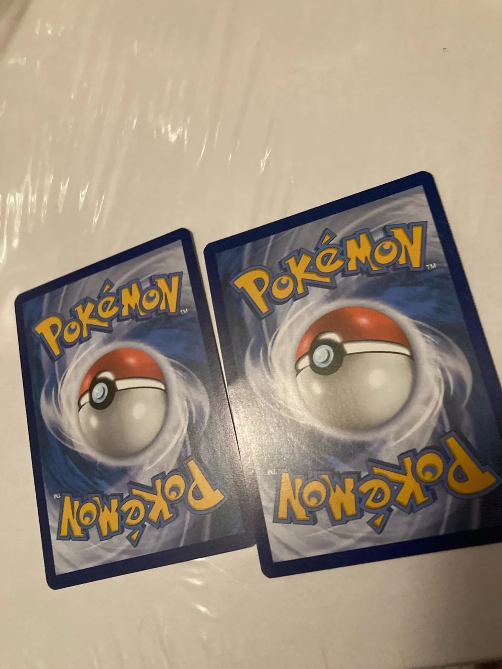 Pokemon Pikachu Trading Card Pair - Yellow